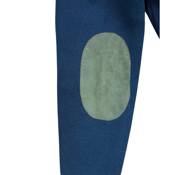 Holbrook Sweden Pernilla Blue Casual Blazer Jacket Elbow Patch Size Medium - Picture 6 of 9